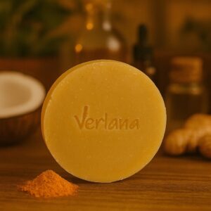 Gold Milk Soap Bar | Nourishment & Radiance for Dry, Dull Skin | With Coconut Milk, Turmeric & Ginger