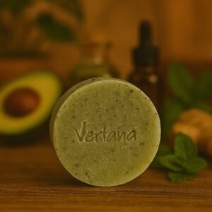 Herbal Dew soap bar | Refreshing herbal cleanse for normal to oily skin | Avocado, Spearmint, Basil & Green Clay